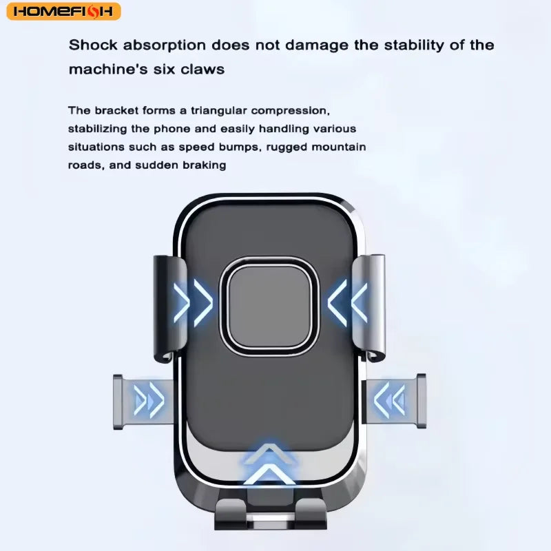 A Rotatable Navigation Stand for Motorcycles, Bicycles and Mobile Phones, Shockproof Riding, Rearview Mirror Version