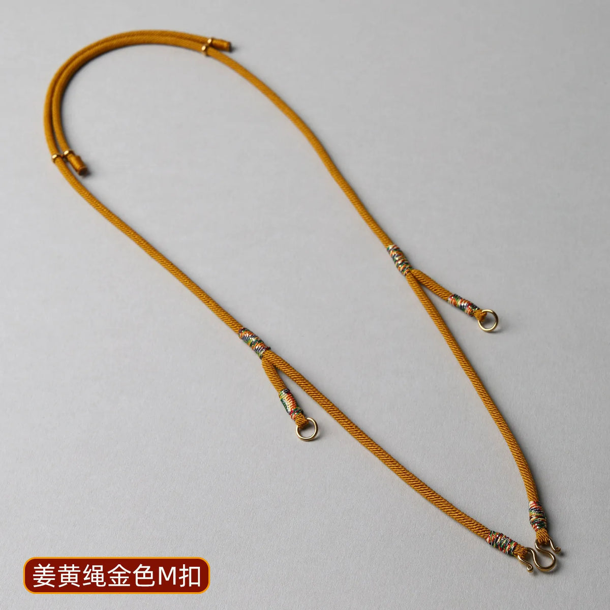 Adjustable round Rope Buddha Pendant Necklace Handmade Tibetan Style Multi-Hang Easy Remove Replacement for Elderly Couples F...